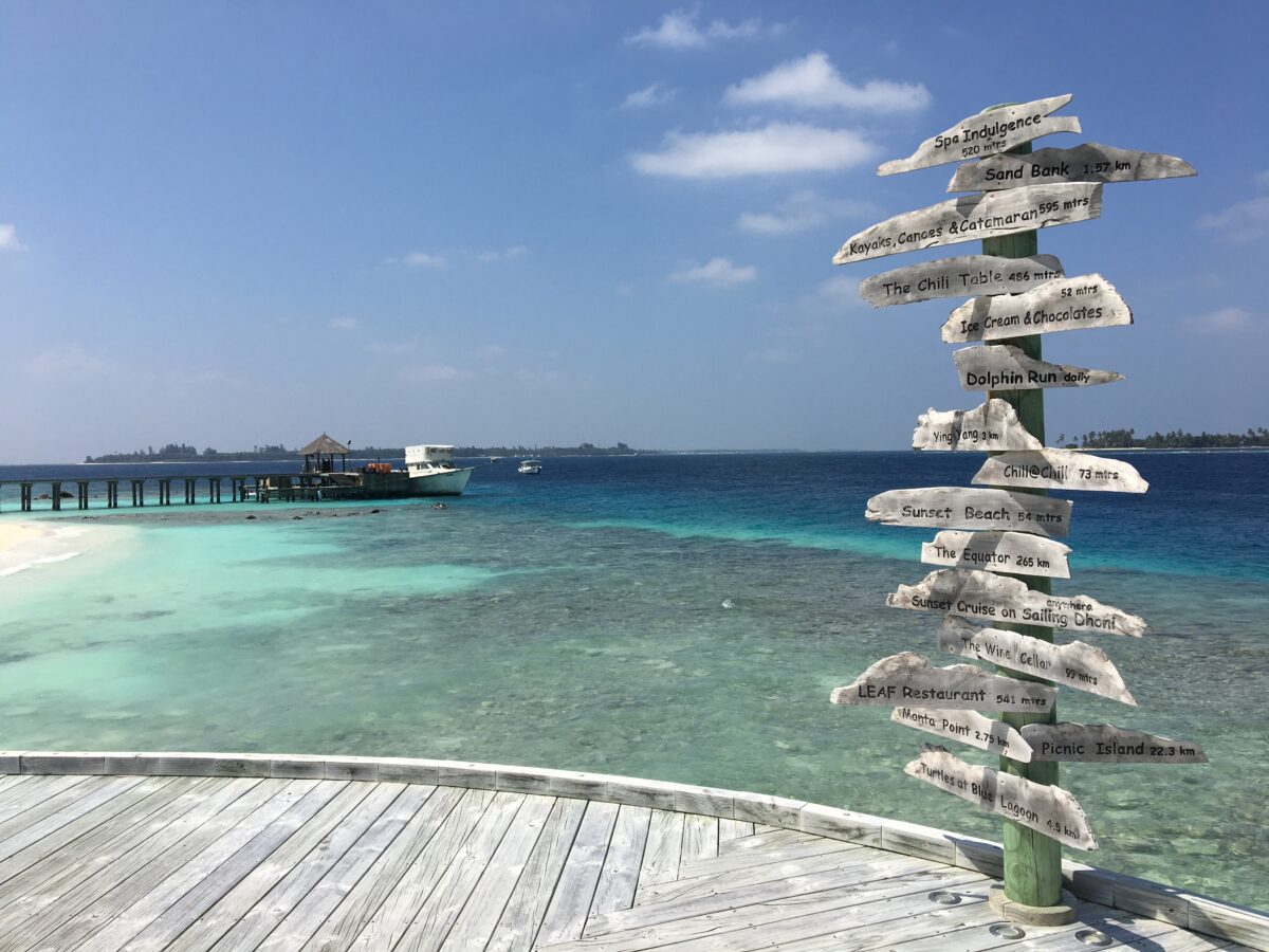 Ocean view in the Maldives