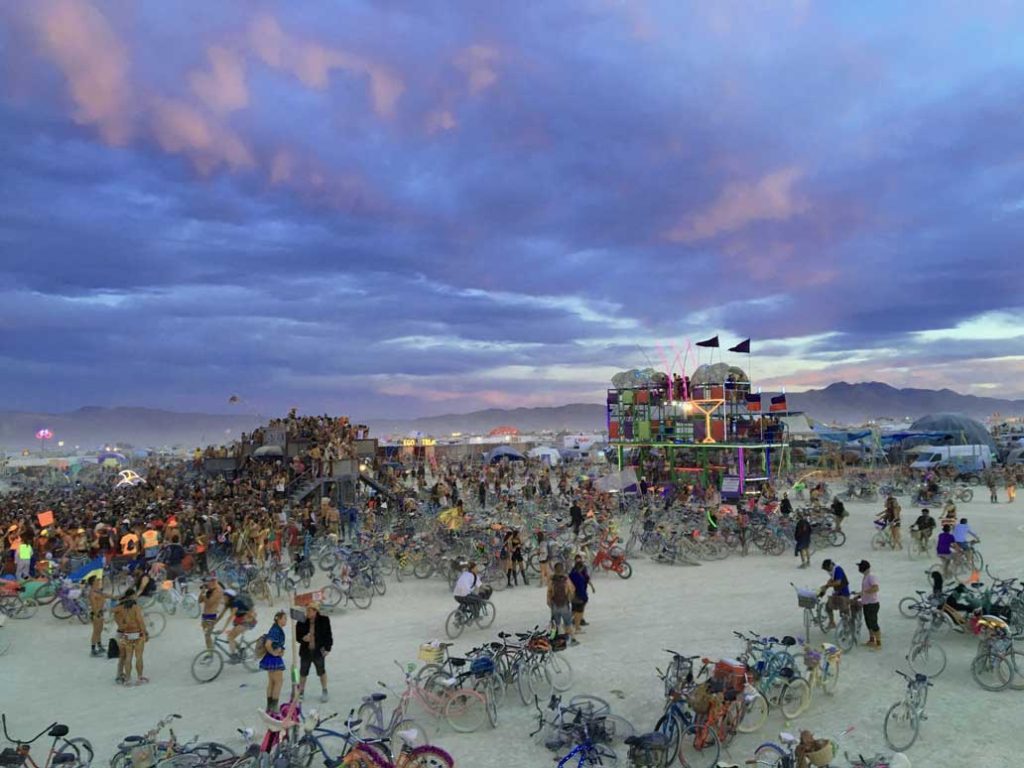 Sunset at Burning Man
