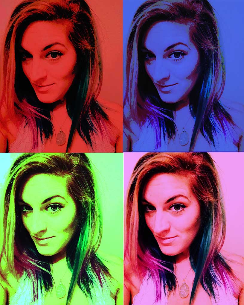 Warhol inspired colors
