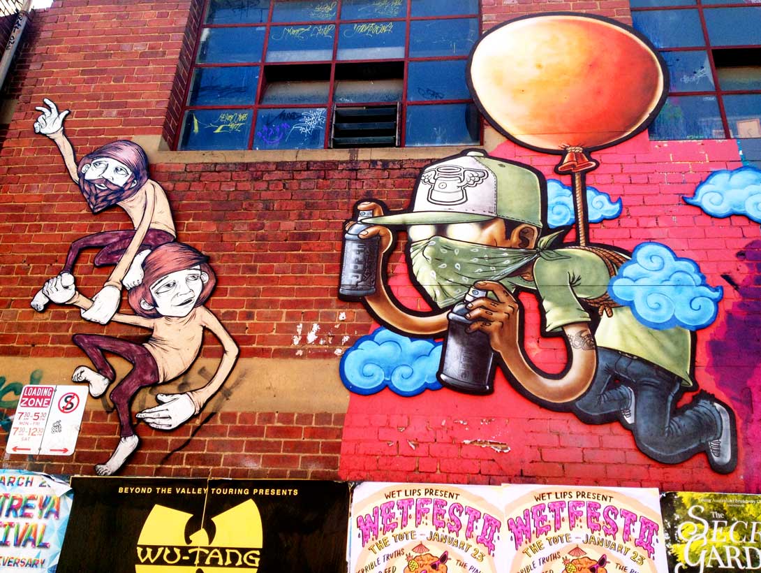 Street art of tagger