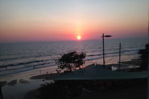 Varkala beach sunsets